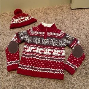 Ministry of Rascals red/brown sweater. Size 5.